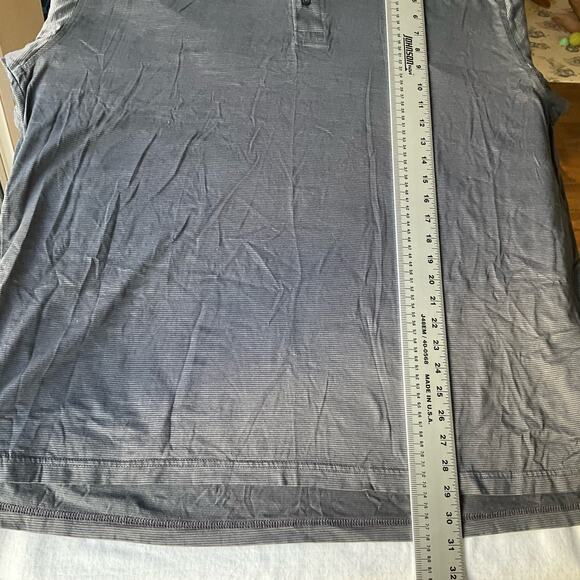 Cambridge Classics Men’s Nice Short Sleeve Polo Shirt Size 2XL, Gray Stripes - Picture 3 of 6